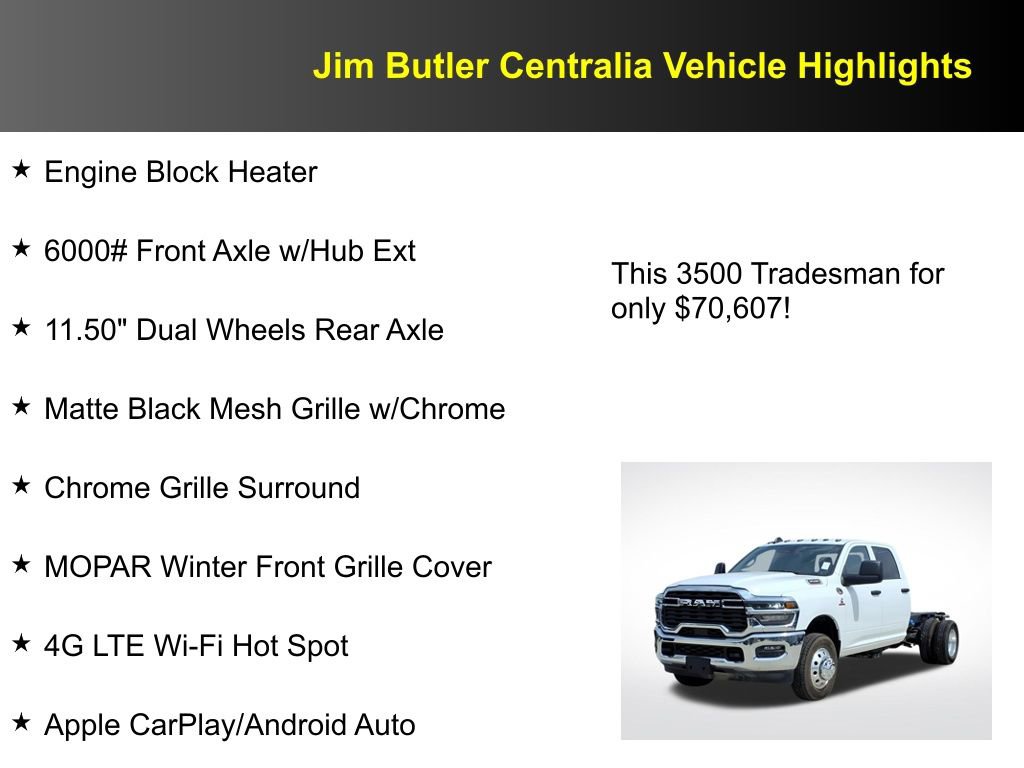 New 2025 RAM 3500 Tradesman w/ Chrome Appearance Group image 21