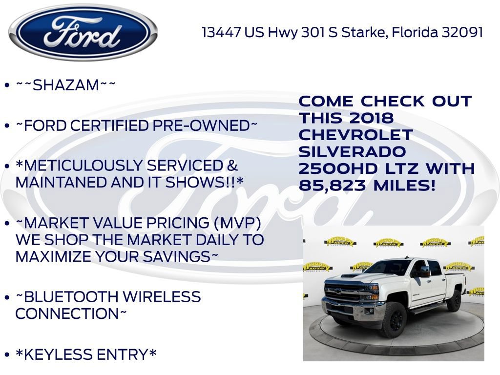 Used 2018 Chevrolet Silverado 2500 LTZ w/ Duramax Plus Package AWD/4WD image 5