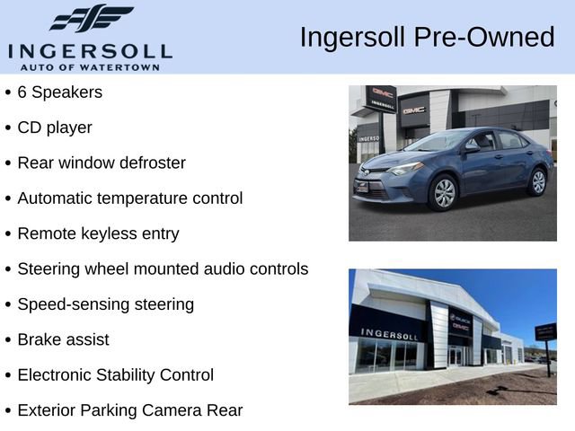 Used 2016 Toyota Corolla LE image 5