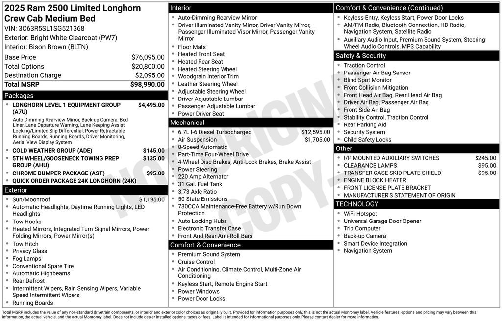Used 2025 RAM 2500 Limited image 6