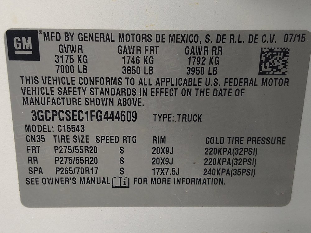 Used 2015 Chevrolet Silverado 1500 LTZ w/ Texas Edition, 1LZ Trim RWD image 33