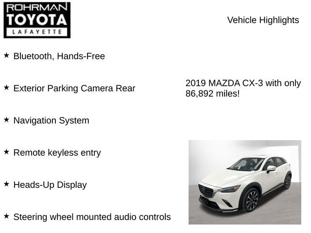 Used 2019 MAZDA CX-3 Grand Touring image 7