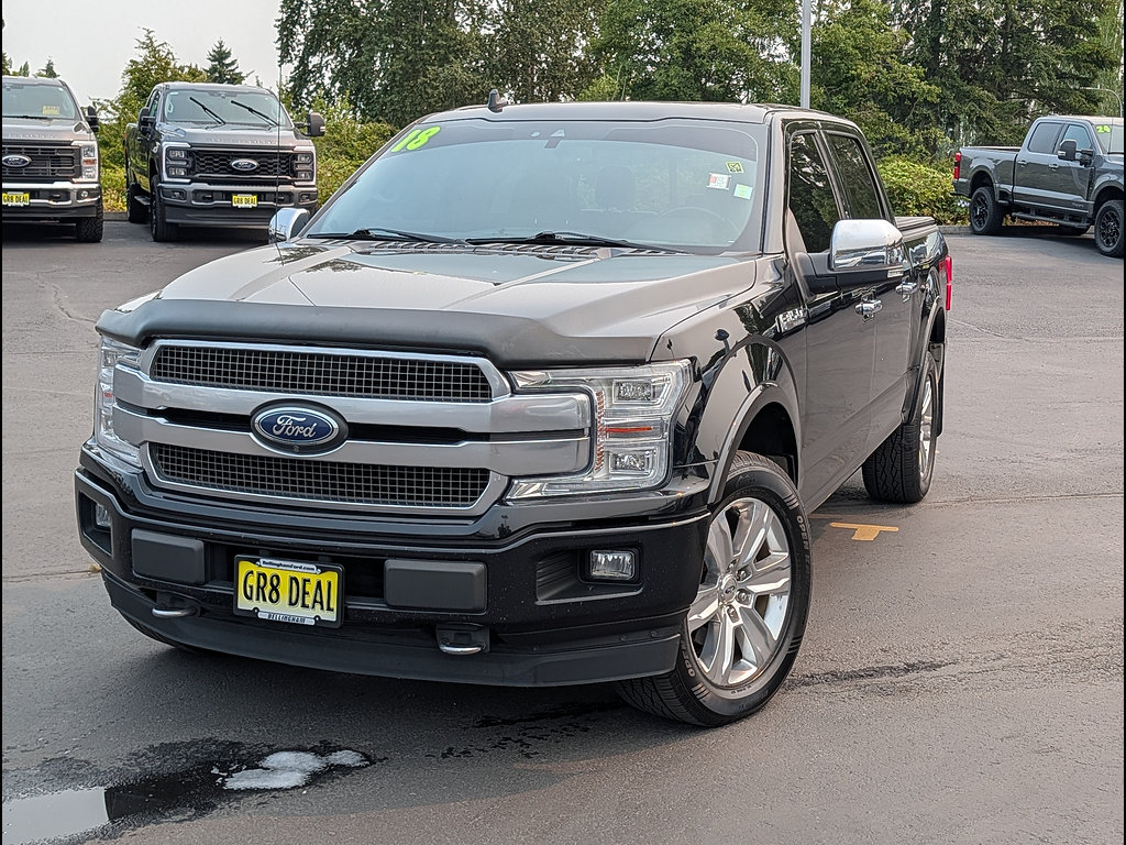 Used 2018 Ford F150 Platinum w/ Technology Package AWD/4WD image 3