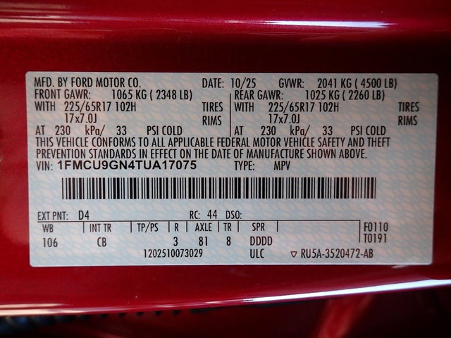 New 2026 Ford Escape Active w/ Cold Weather Package image 15