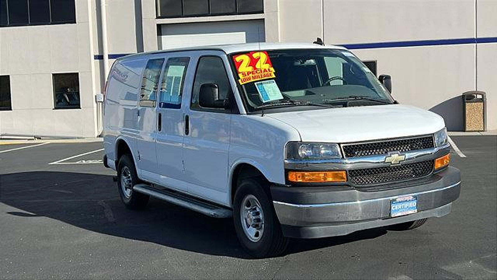 Certified 2022 Chevrolet Express 2500 RWD 2500 Regular Wheelbase WT w/ Driver Convenience Package image 3