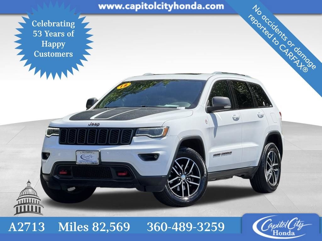 Used 2018 Jeep Grand Cherokee Trailhawk w/ Trailhawk Luxury Group AWD/4WD image 1