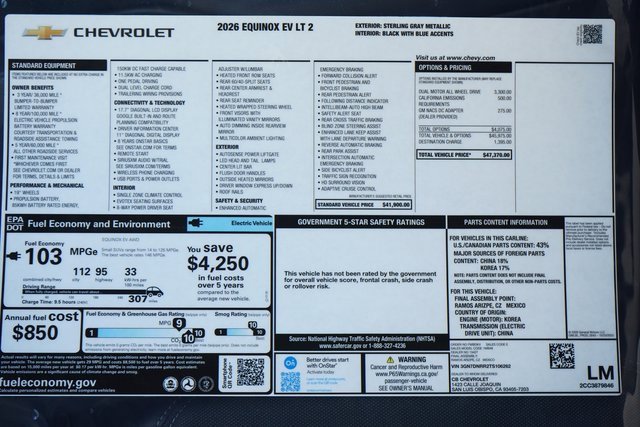 New 2026 Chevrolet Equinox EV LT image 29