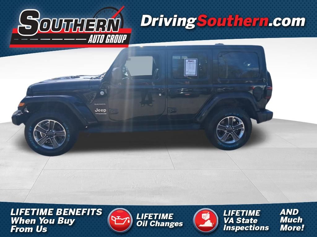 Used 2021 Jeep Wrangler Unlimited Sahara image 1