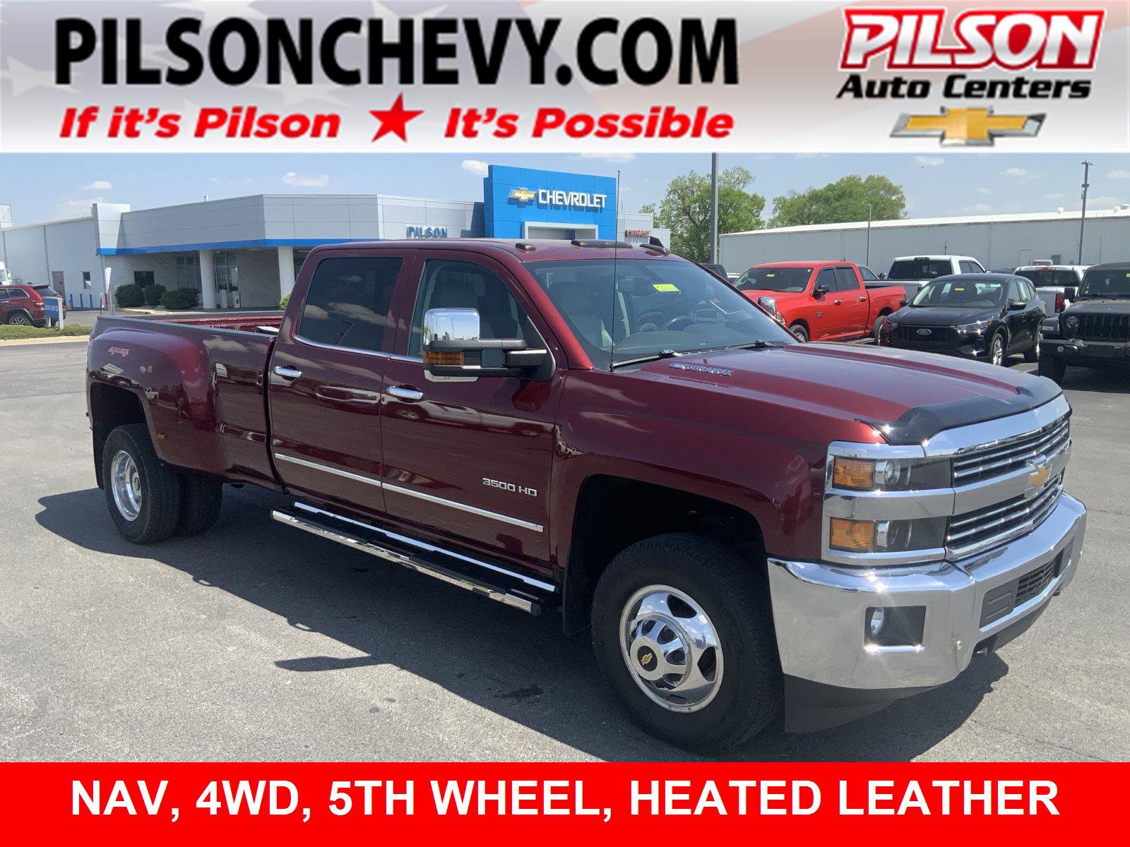 Used 2016 Chevrolet Silverado 3500 LTZ w/ Duramax Plus Package AWD/4WD image 1