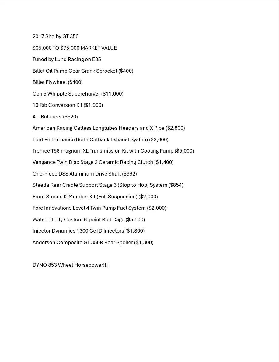 Used 2017 Ford Mustang Shelby GT350 w/ Electronics Package image 28