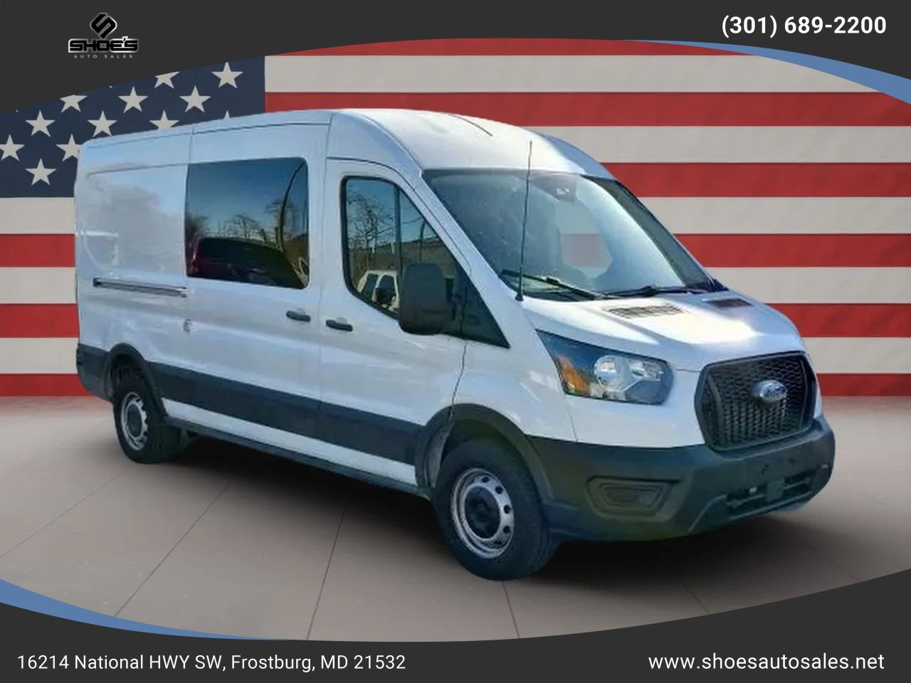 Used 2024 Ford Transit 150 148 Medium Roof w/ Upfitter Package RWD image 1