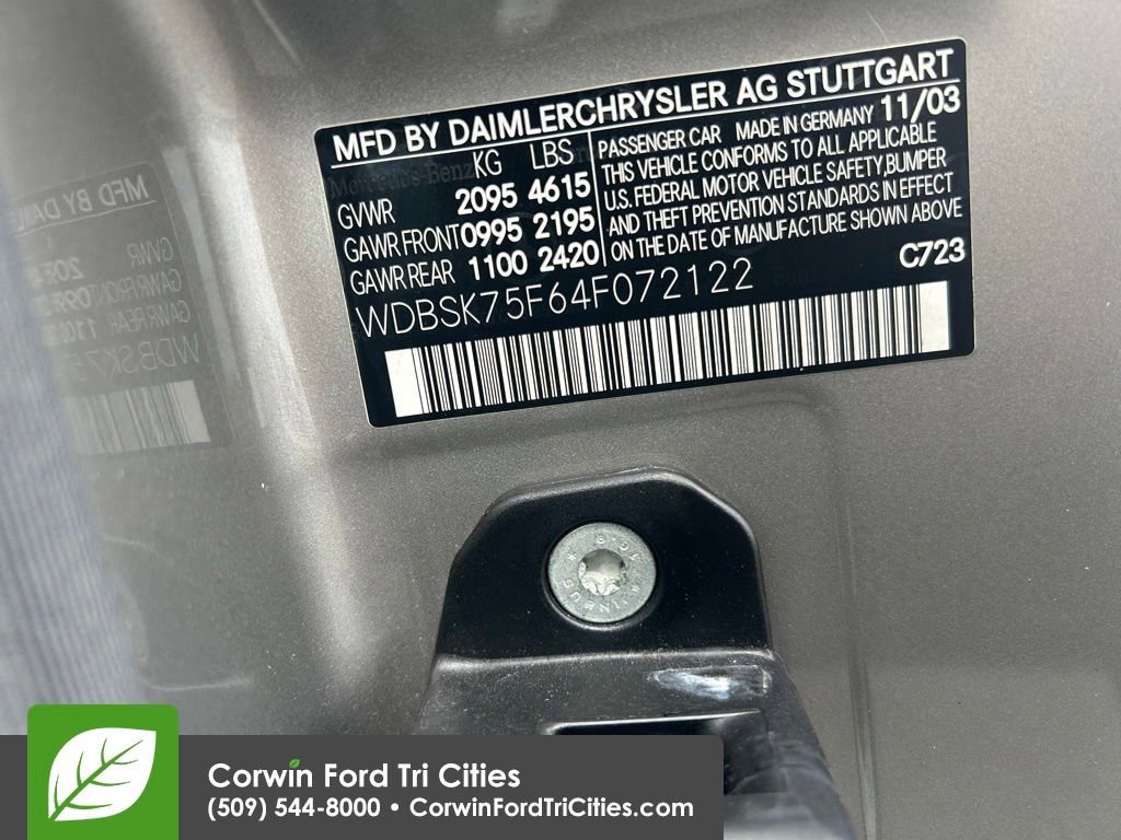 Used 2004 Mercedes-Benz SL 500 image 12
