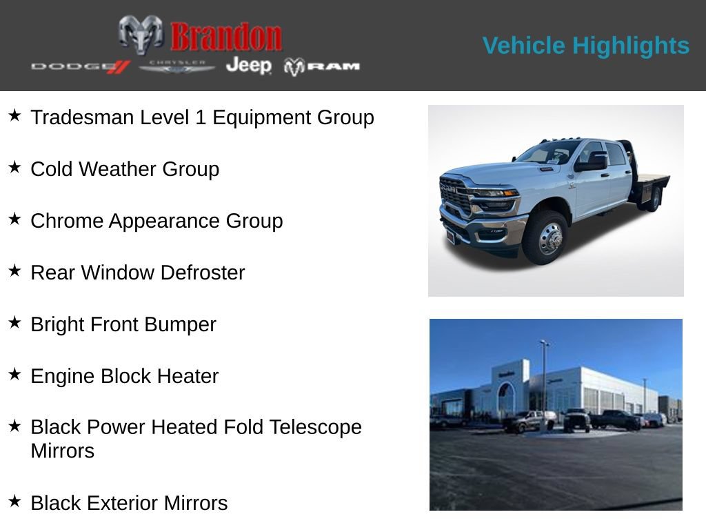 New 2026 RAM 3500 Tradesman w/ Chrome Appearance Group AWD/4WD image 2