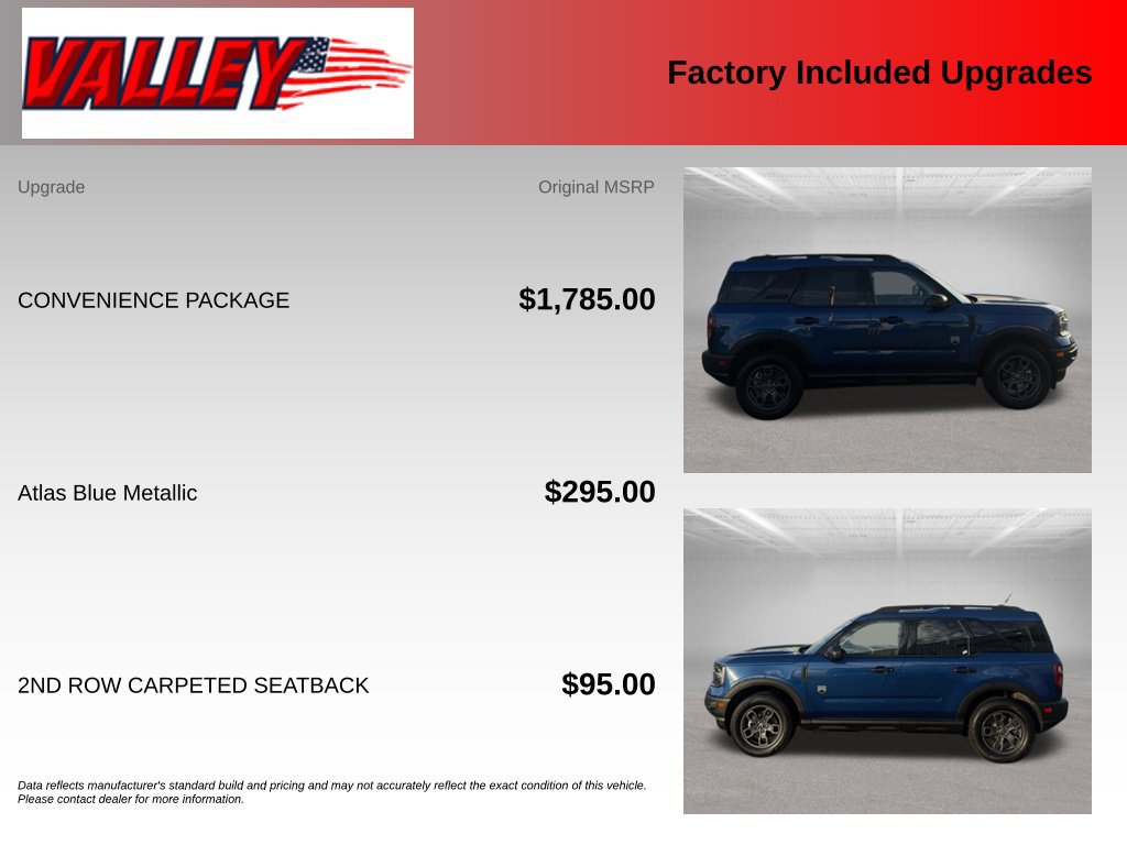 Certified 2024 Ford Bronco Sport Big Bend w/ Convenience Package AWD/4WD image 6