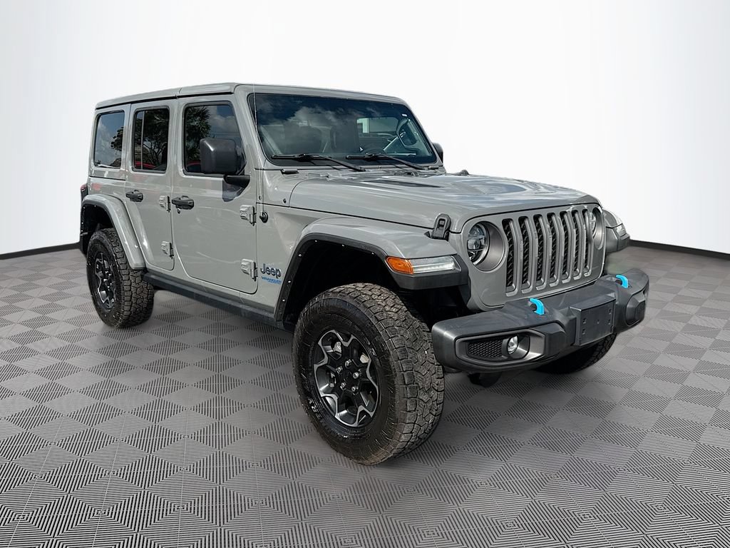 Used 2021 Jeep Wrangler Unlimited Rubicon 4xe w/ Cold Weather Group AWD/4WD image 4