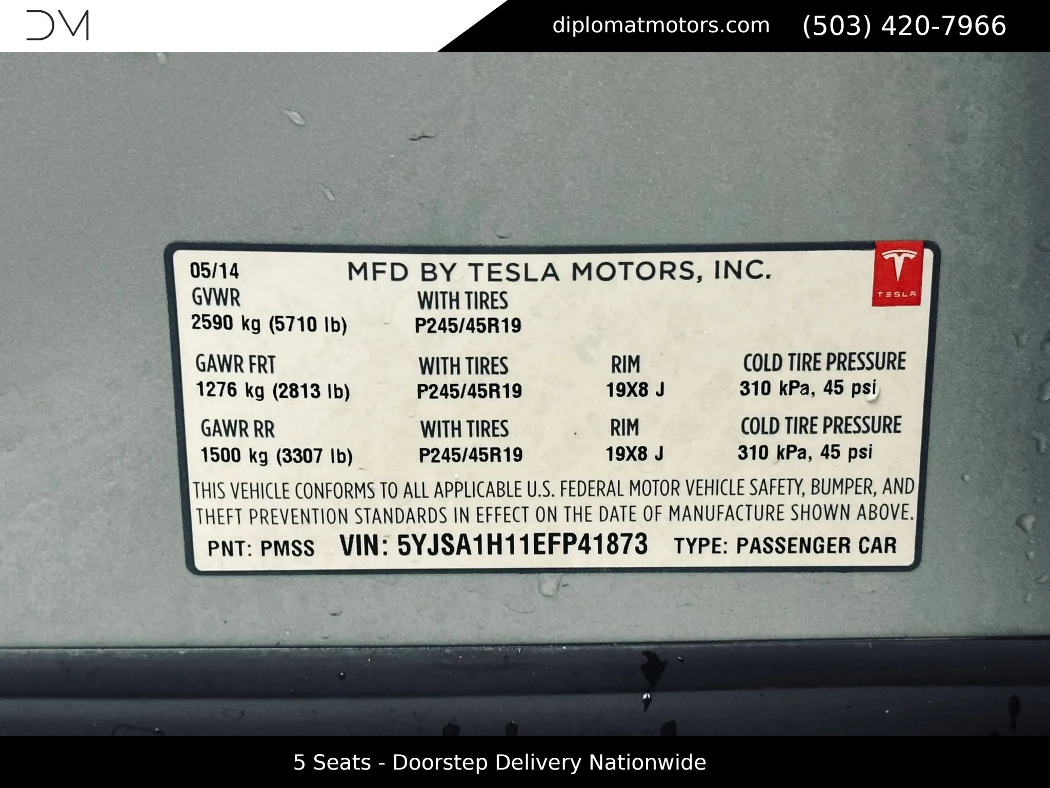 Used 2014 Tesla Model S P85 image 46