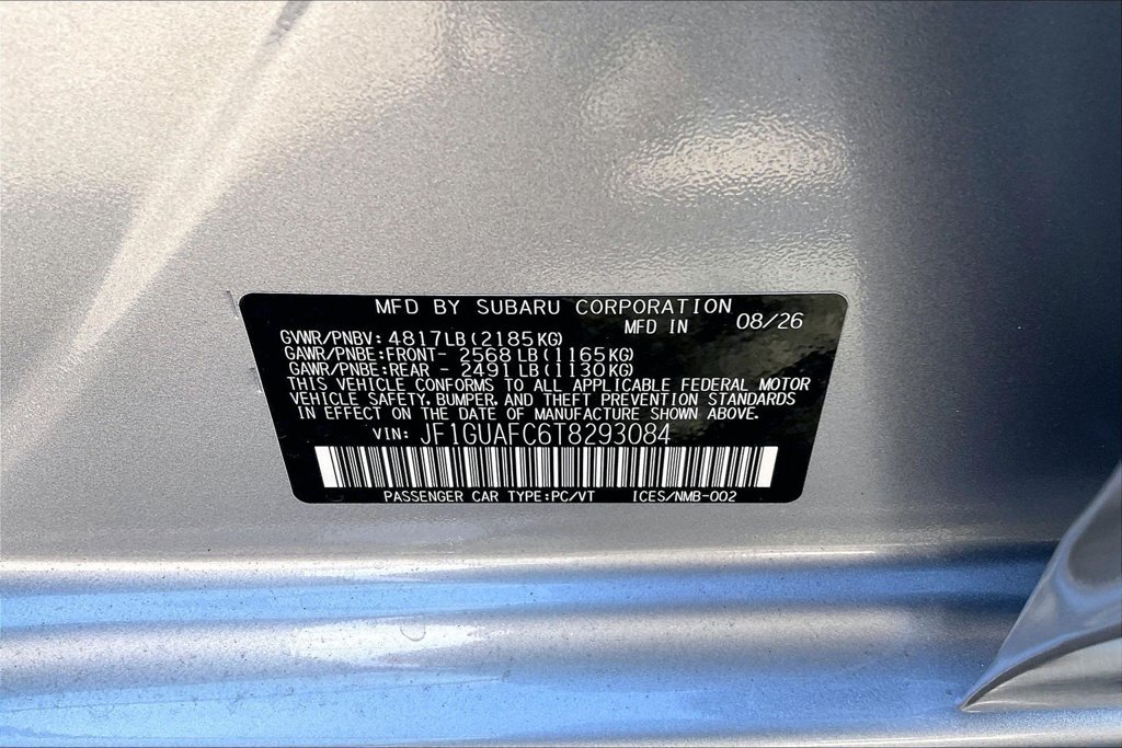 New 2026 Subaru Impreza 2.0i Sport AWD/4WD image 16