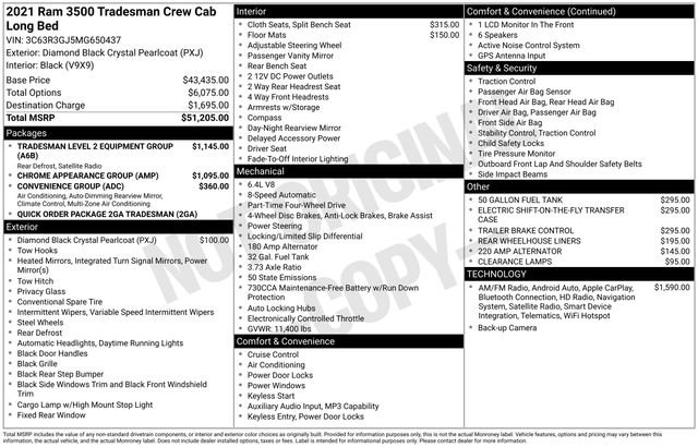 Used 2021 RAM 3500 Tradesman image 5