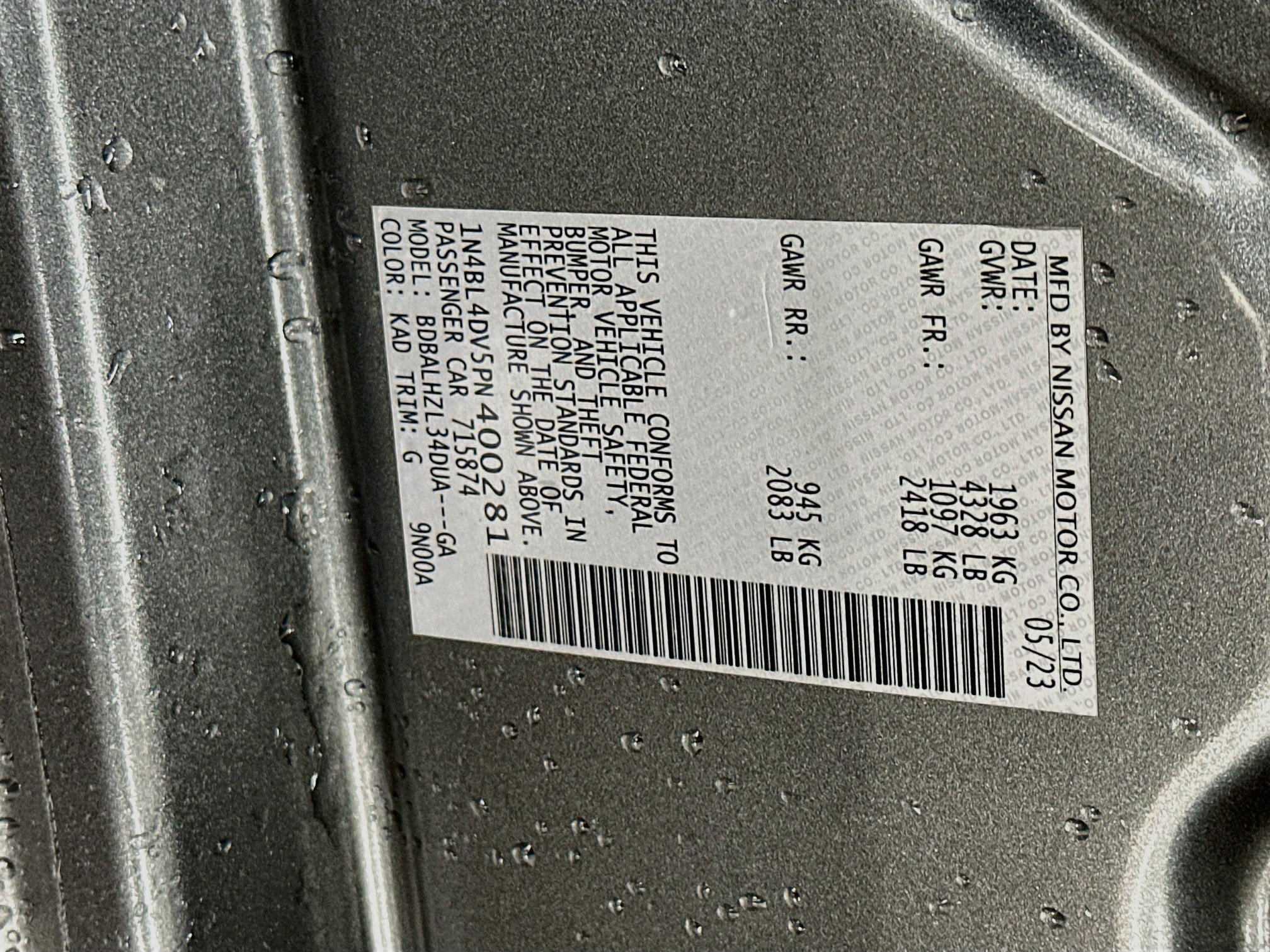 Used 2023 Nissan Altima 2.5 SV FWD image 12