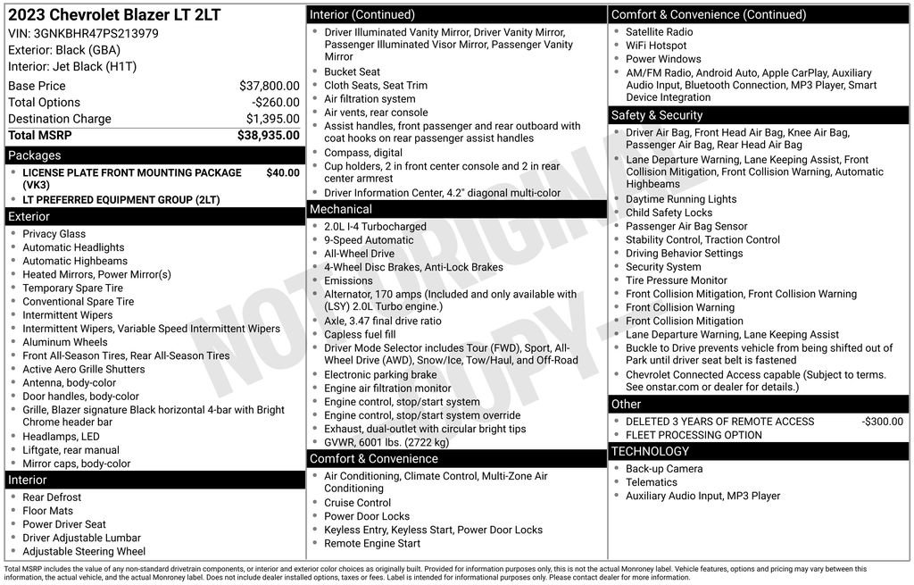 Used 2023 Chevrolet Blazer LT image 14