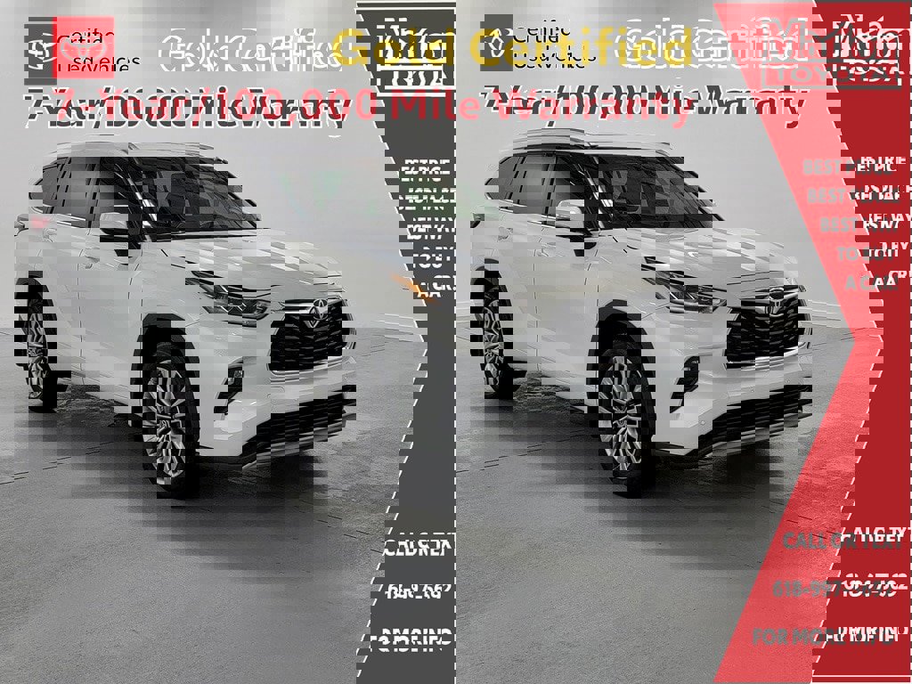 Certified 2022 Toyota Highlander Platinum