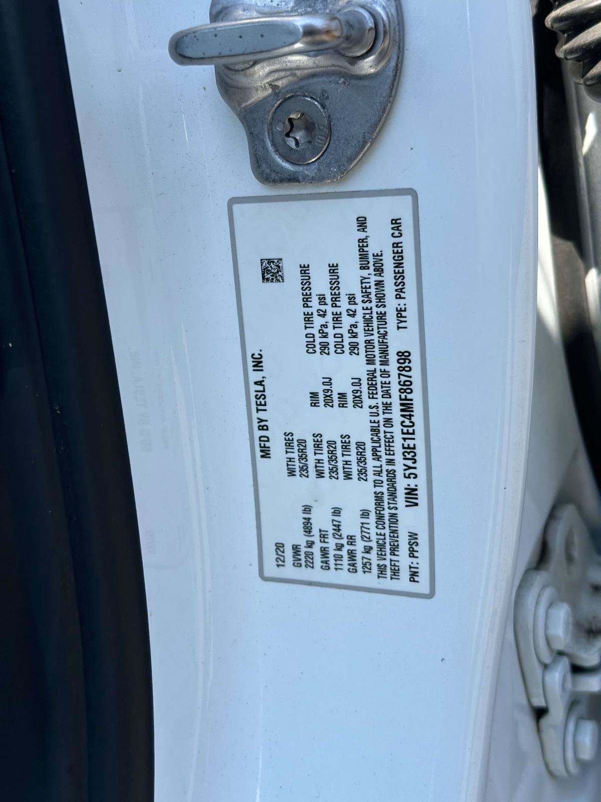 Used 2021 Tesla Model 3 Performance AWD/4WD image 16