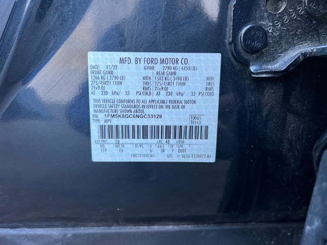 Certified 2022 Ford Explorer ST w/ Equipment Group 401A image 29