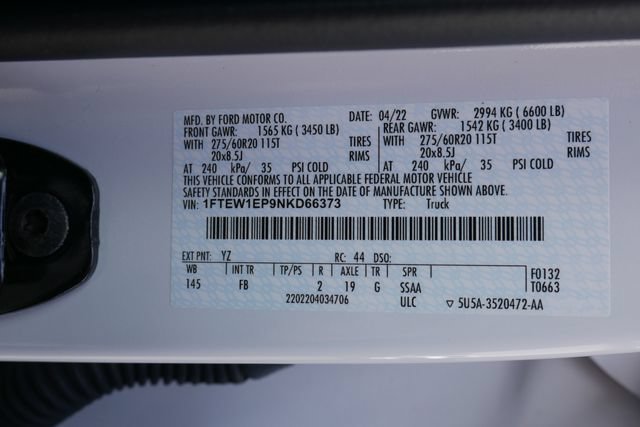 Used 2022 Ford F150 XLT w/ Equipment Group 302A High AWD/4WD image 29