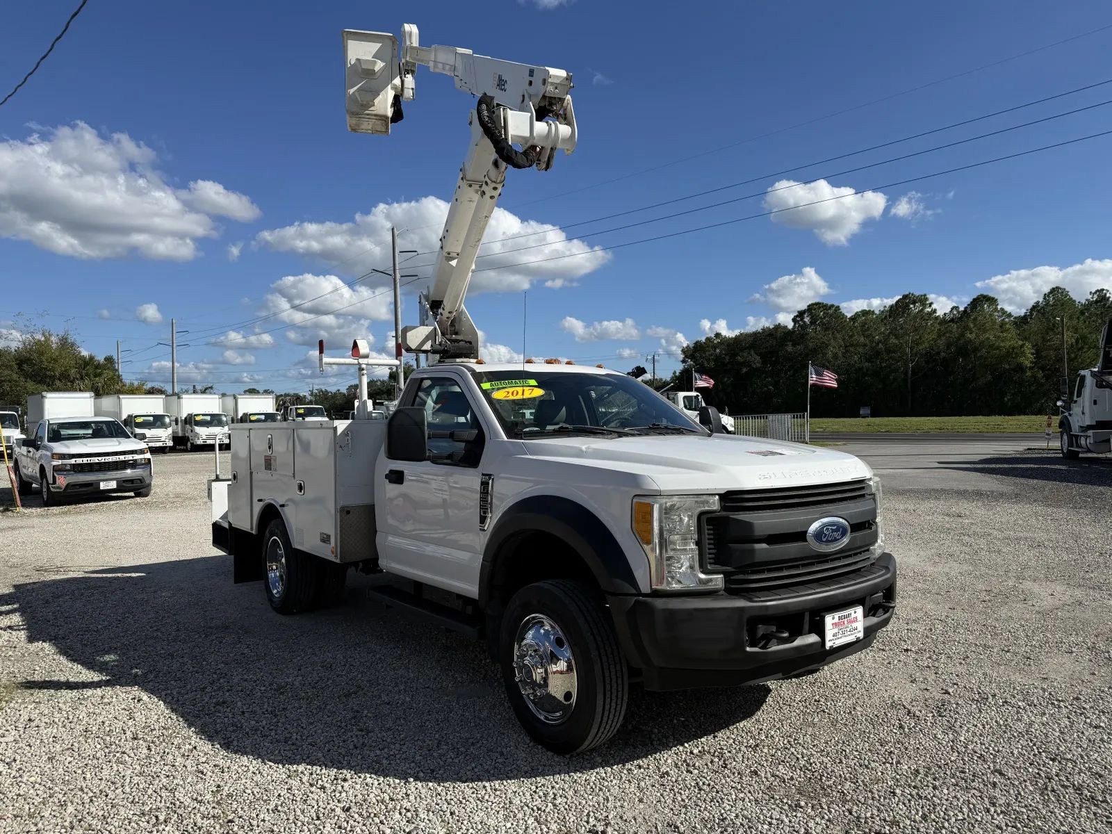 Used 2017 Ford F550 2WD Regular Cab Super Duty w/ Snow Plow Prep Package image 3