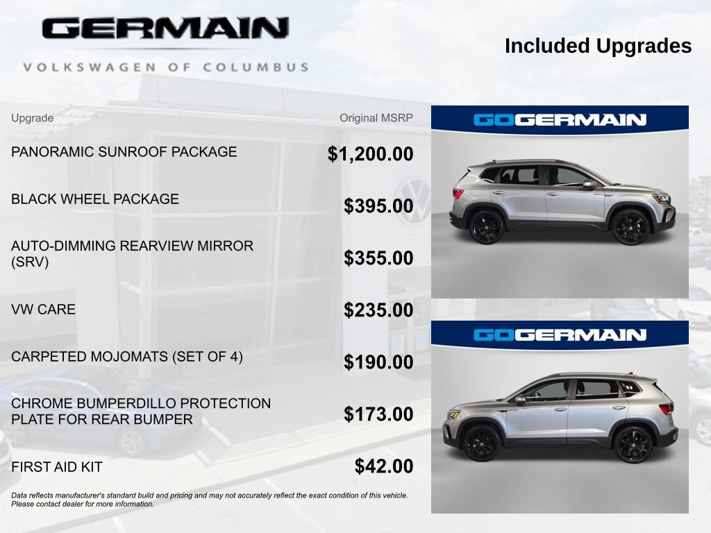 Used 2023 Volkswagen Taos SE w/ Panoramic Sunroof Package AWD/4WD image 9