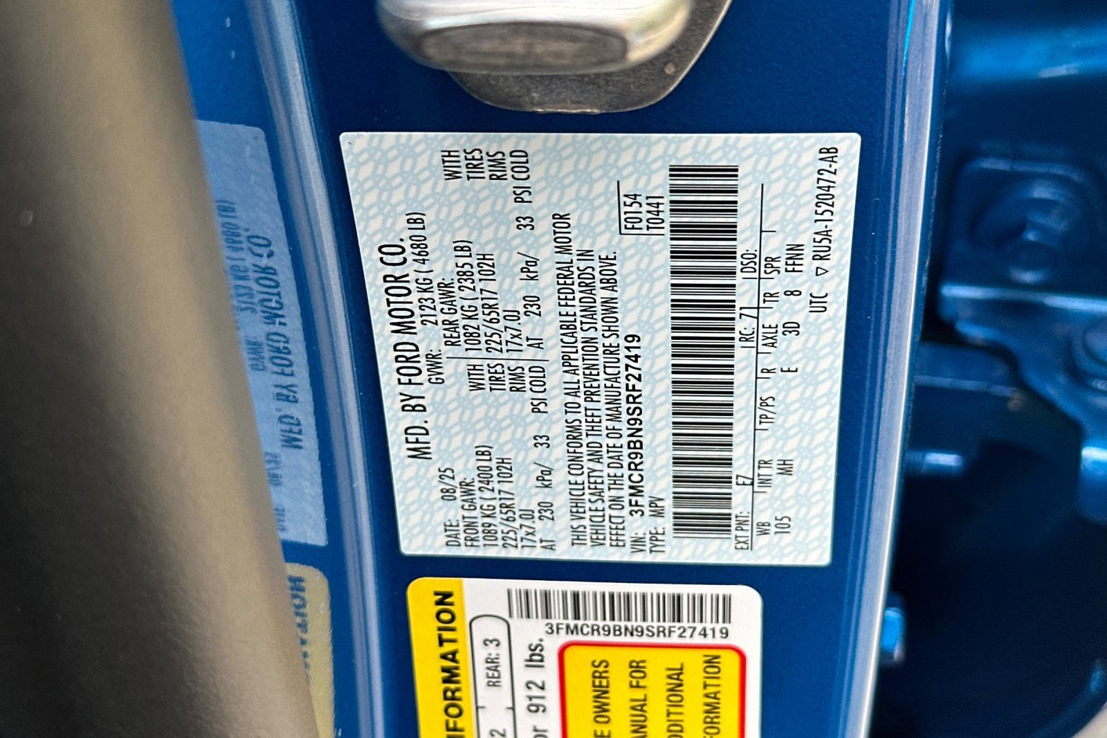 New 2025 Ford Bronco Sport Big Bend w/ Black Appearance Package image 28