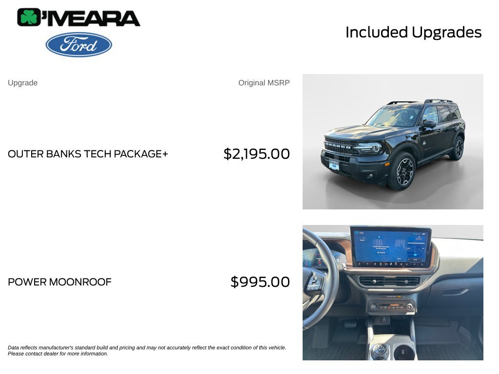 Used 2025 Ford Bronco Sport Outer Banks w/ Outer Banks Tech Package+ AWD/4WD image 4