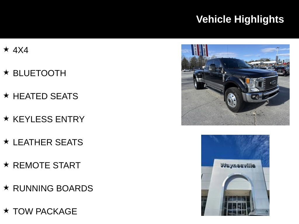 Used 2021 Ford F450 Lariat w/ Lariat Value Package AWD/4WD image 2