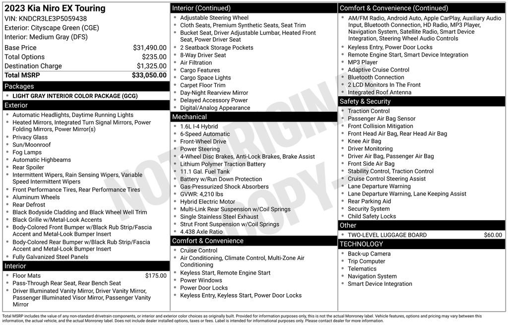 Used 2023 Kia Niro EX Touring image 2