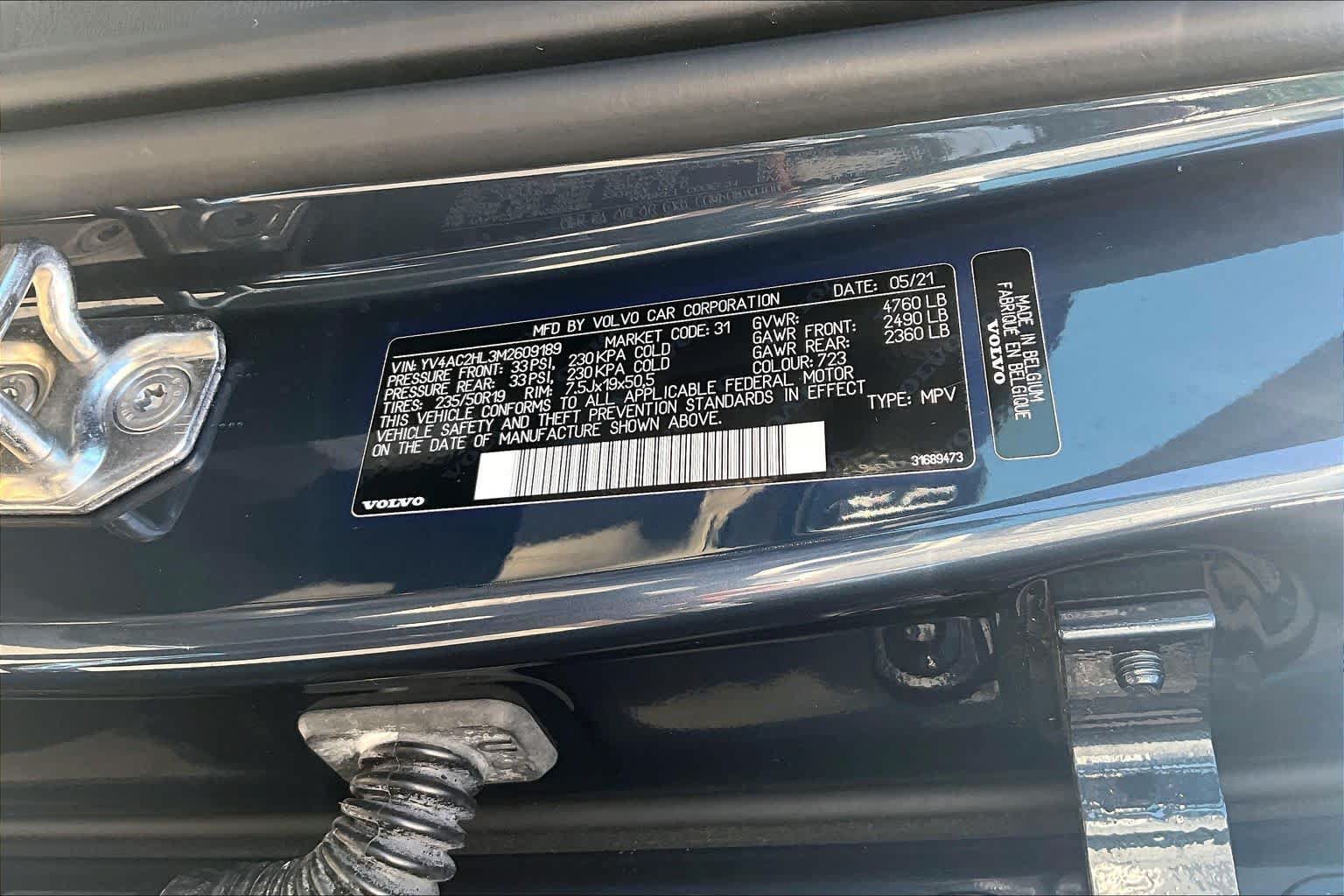 Used 2021 Volvo XC40 T4 Inscription w/ Protection Package FWD image 39