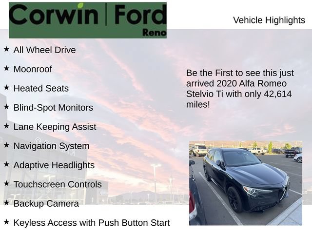 Used 2020 Alfa Romeo Stelvio Ti AWD/4WD image 4