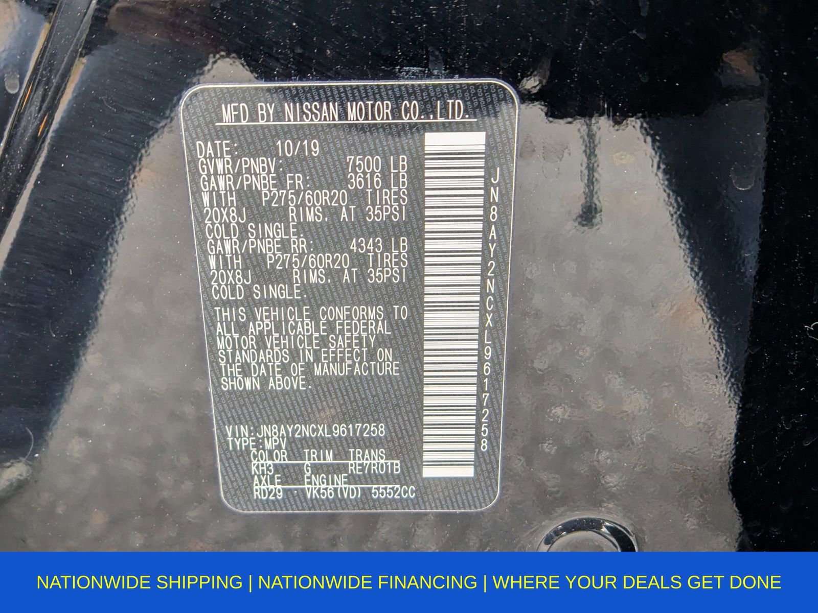 Used 2020 Nissan Armada Platinum w/ Cargo Package image 22