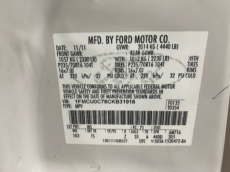 Used 2012 Ford Escape XLS image 27