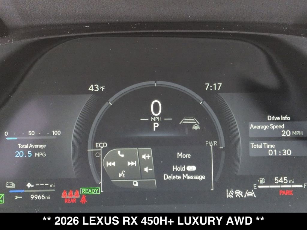 New 2026 Lexus RX 450h AWD w/ Convenience Package image 11