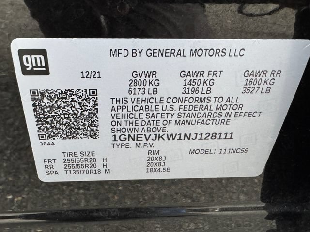 Used 2022 Chevrolet Traverse RS AWD/4WD image 32