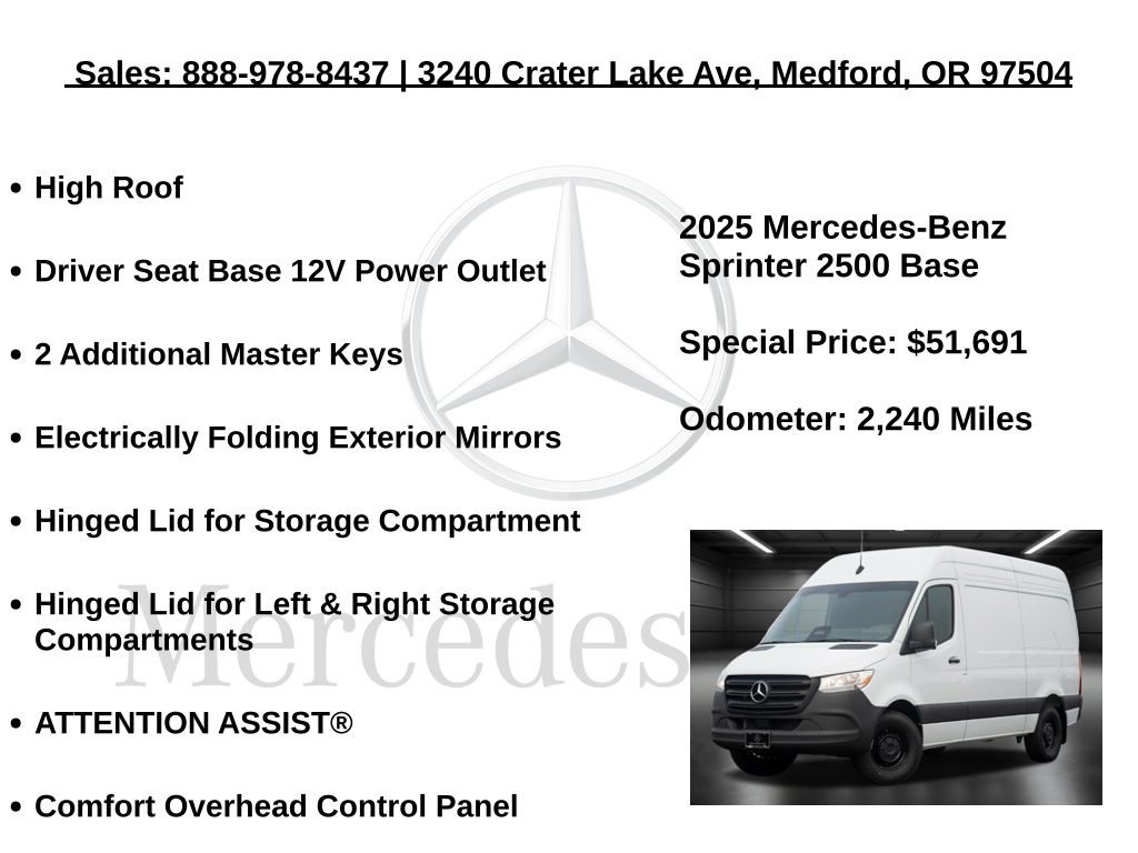 Used 2025 Mercedes-Benz Sprinter 2500 image 15