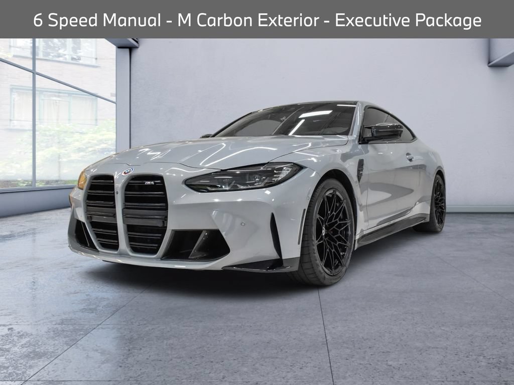 Used 2023 BMW M4 Coupe w/ M Carbon Exterior Package RWD image 1