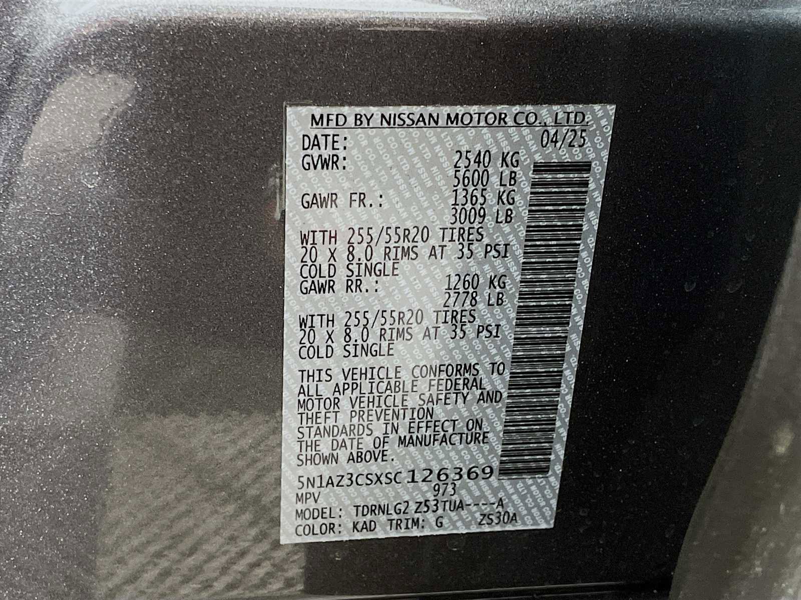 Used 2025 Nissan Murano SL w/ Cargo Package image 31