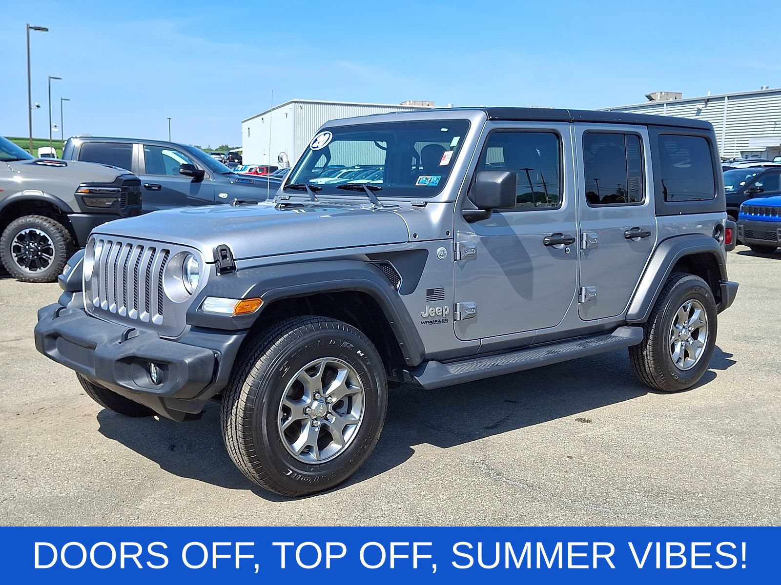 Used 2020 Jeep Wrangler Unlimited Sport AWD/4WD image 3