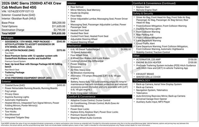 Used 2026 GMC Sierra 2500 AT4X AWD/4WD image 20
