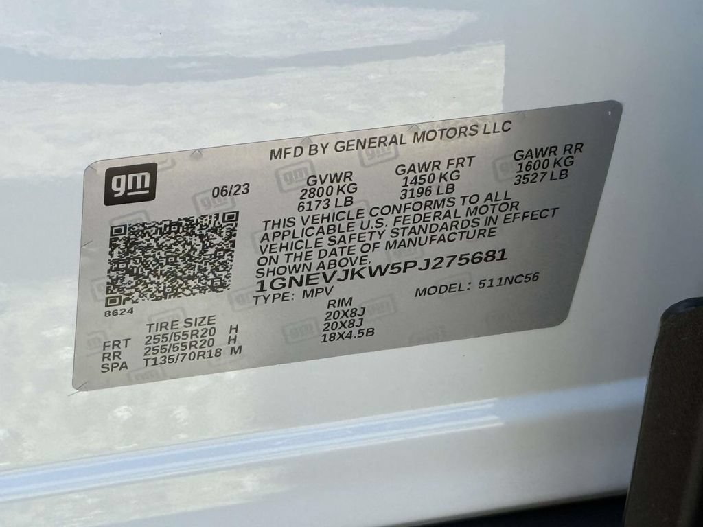 Used 2023 Chevrolet Traverse RS w/ LPO, Floor Liner Package AWD/4WD image 32
