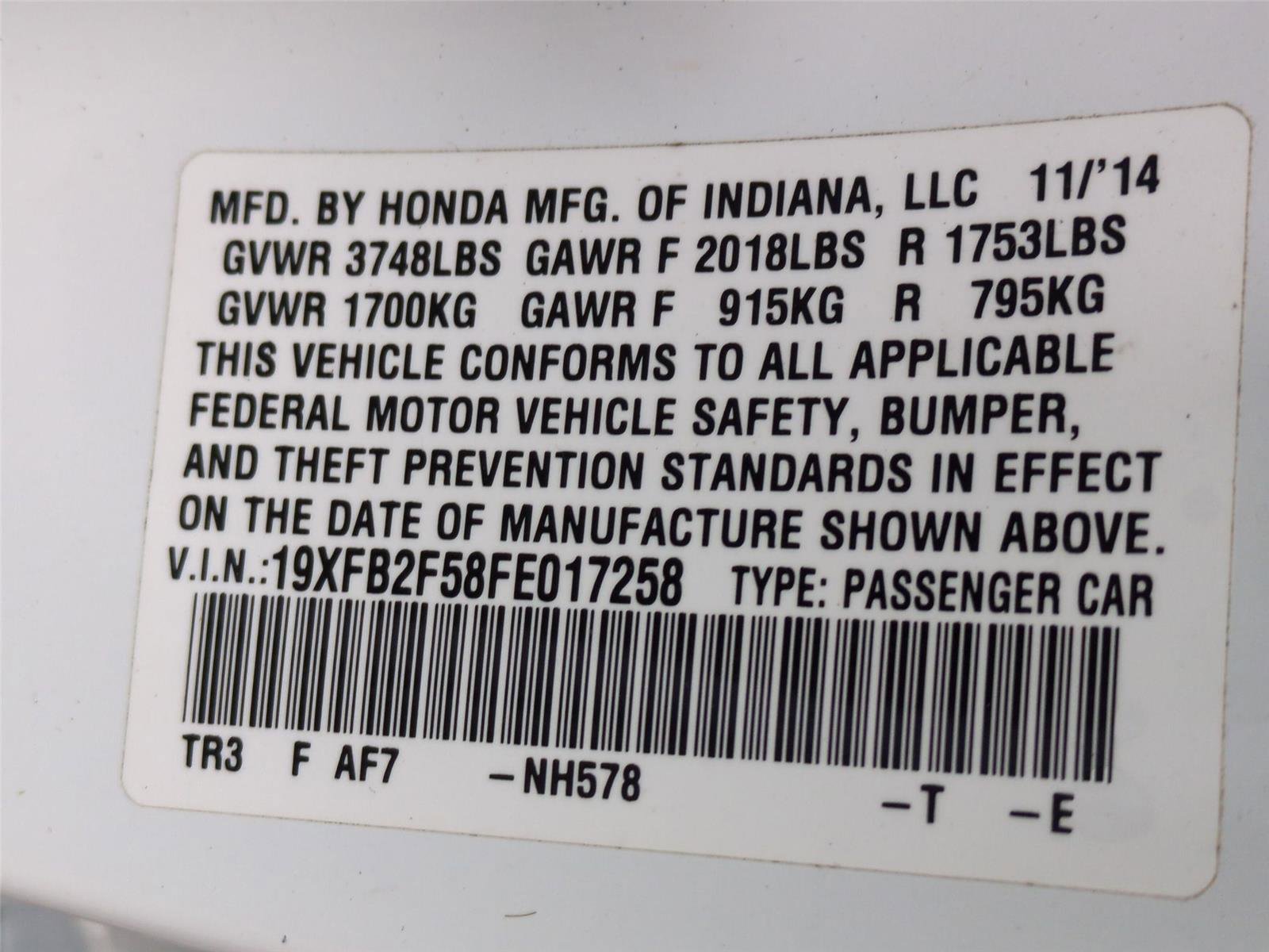 Used 2015 Honda Civic LX image 23