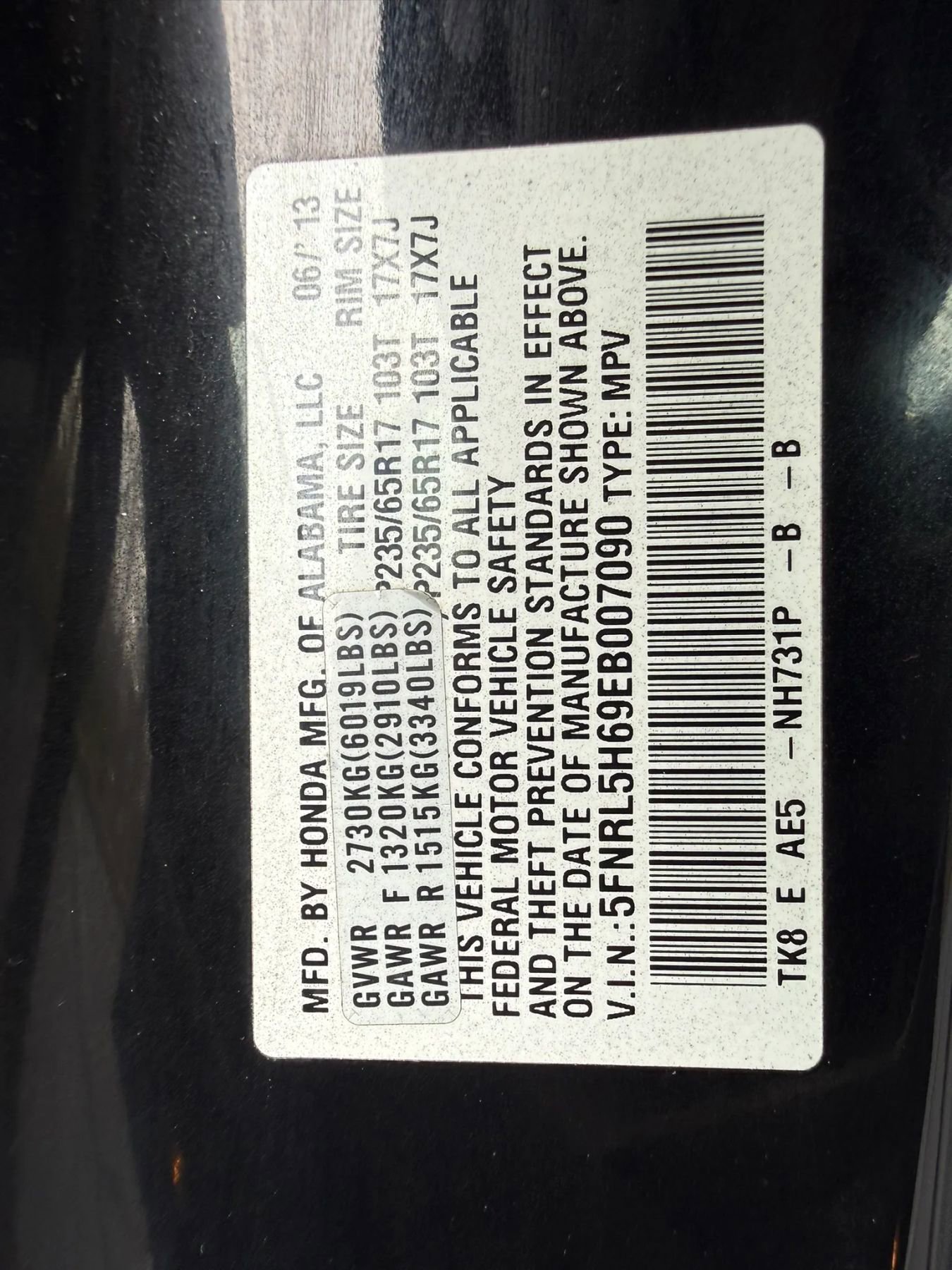 Used 2014 Honda Odyssey EX-L image 33