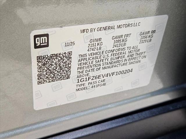 New 2027 Chevrolet Bolt RS w/ Technology Package FWD image 17