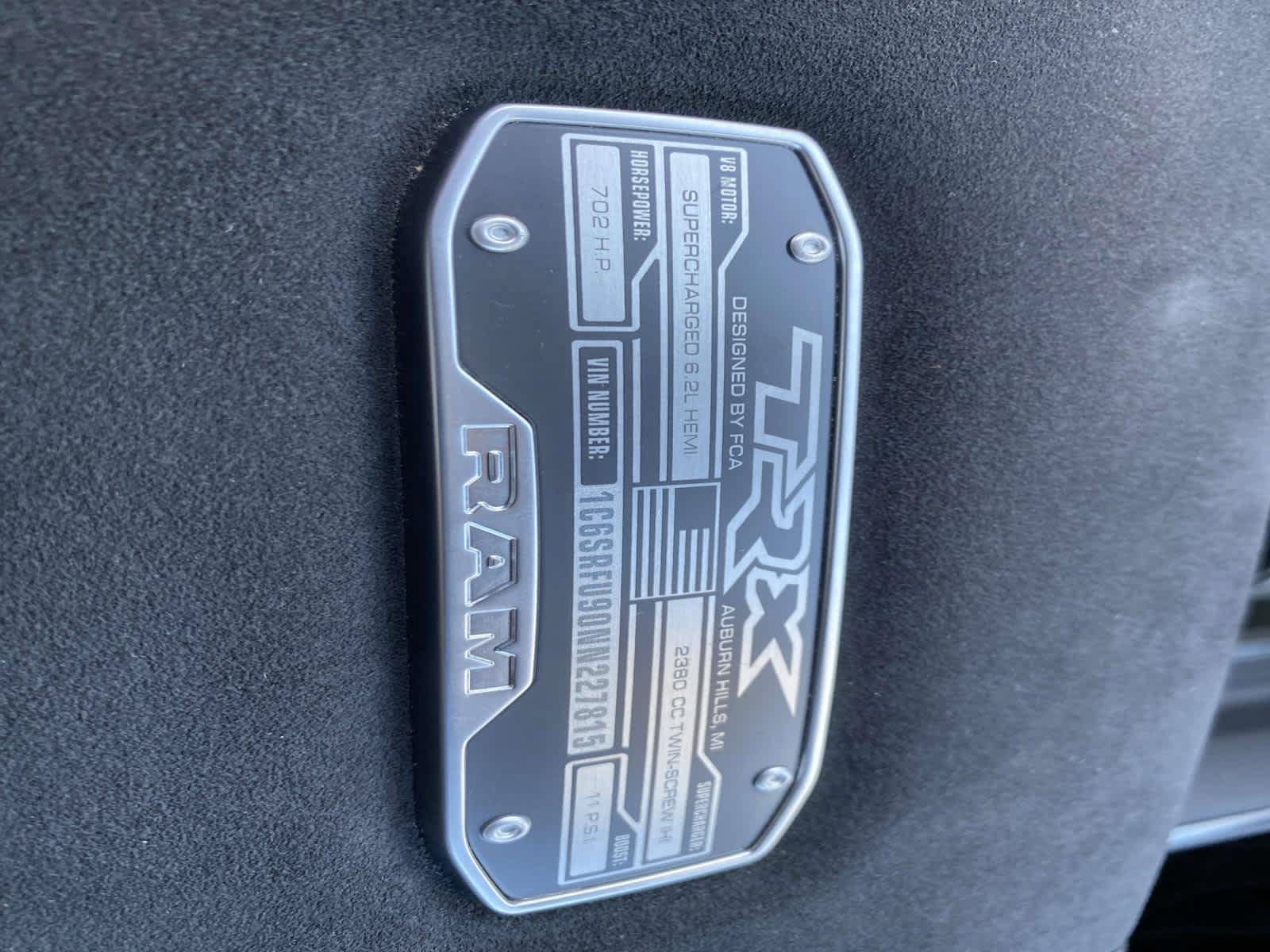 Used 2022 RAM 1500 TRX w/ TRX Level 1 Equipment Group AWD/4WD image 19